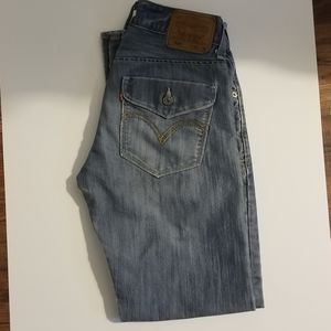 VGC Mens 514 Slim Straight Levis Blue Jeans